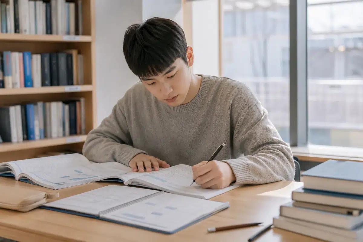 전북 고졸 검정고시 과외 학습 모습